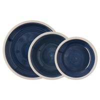 Serviesset Quid Baltic Blauw Keramisch 18 Onderdelen