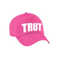 Carnaval fun pet / cap trut roze voor dames en heren   -