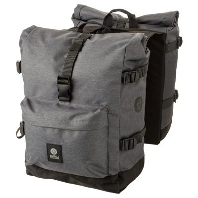 AGU H2O Roll-Top II Dubbele Fietstas Urban - Grijs - Waterdicht