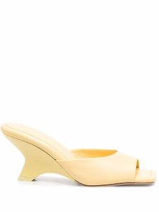 GIABORGHINI mules Gia 7 75 mm - Jaune