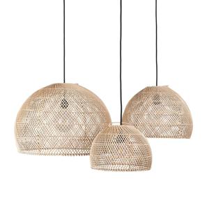 Originele Home Lampenkap Globe Natuurlijk - Set van 3