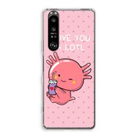 Love You A Lotl: Sony Xperia 1 III Transparant Hoesje