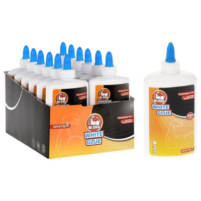 Mr Glue Hobby Lijm - 250 ml - wit - in fles - extra sterk - flexibele fix - snel drogend