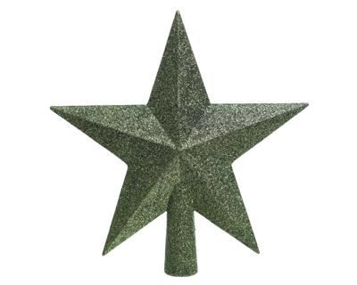 Onbreekbare piekster met glitter dennengroen