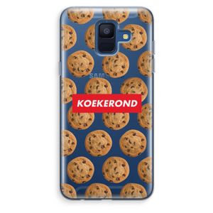 Koekerond: Samsung Galaxy A6 (2018) Transparant Hoesje