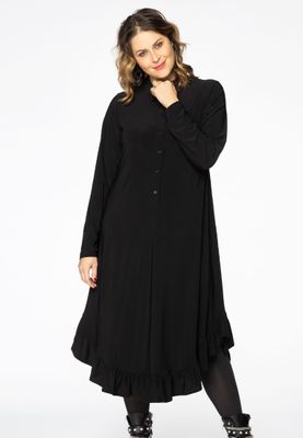 Jurk met kraag DOLCE 54/56 black Jurk met kraag DOLCE 54/56 black