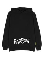 Barrow kids hoodie zippé à logo imprimé - Noir