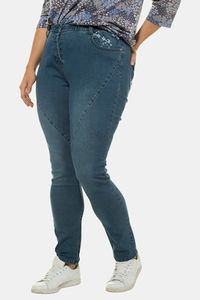 Ulla Popken Jeans, curvy, wijde bovenbenen, smal toelopend - Grote Maten Ulla Popken Jeans, curvy, wijde bovenbenen, smal toelopend - Grote Maten