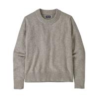 Patagonia Recycled Wool-Blend Crewneck Dames Trui Salt Grey L