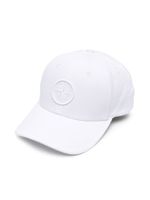 Stone Island Junior casquette en coton à patch logo - Blanc