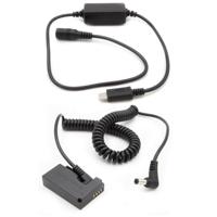 Dummy accu USB-C adapterset DR-E15 voor Canon EOS 100D