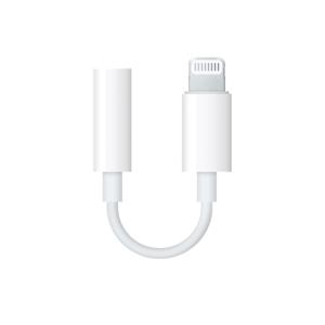 Apple Apple iPad/iPhone/iPod Adapterkabel [1x Apple dock-stekker Lightning - 1x Jackplug female 3,5 mm] Wit