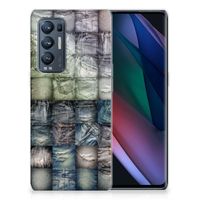 Silicone Back Cover OPPO Find X3 Neo Spijkerbroeken