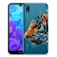 Smartphone hoesje Huawei Y5 (2019) Watercolor Tiger