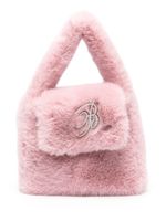 Blumarine sac à main à plaque logo - Rose - thumbnail