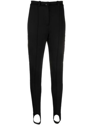 Casablanca pantalon fuseau à taille élastique - Noir