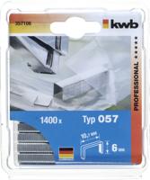 Nieten type 057/357 staaldraad 6 mm 1400 st. - Kwb