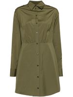 Veronica Beard robe-chemise Rae à coupe courte - Vert - thumbnail