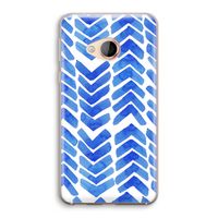 Blauwe pijlen: HTC U Play Transparant Hoesje