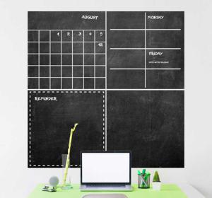 Muurdecoratie stickers Krijtbord kalender