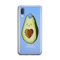 Avocuddle: Samsung Galaxy A40 Transparant Hoesje