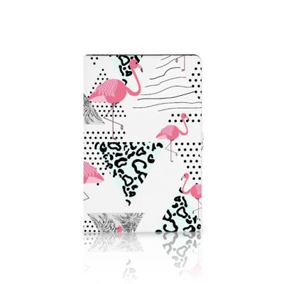 Samsung Galaxy Tab S7 FE | S7+ | S8+ Flip Case Flamingo Triangle