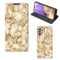 Samsung Galaxy A32 5G | Standcase | Marmer Goud
