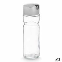 Flesje Vivalto OCT-TW022 Transparant Zilverkleurig Metaal Kristal Plastic 180 ml 4,6 x 15,7 x 4,6 cm (12 Stuks)