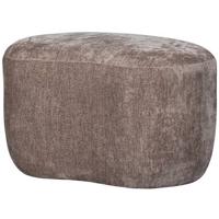 BePureHome Popular Organische Poef - Polyester - Taupe - 46x73x49