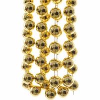 Kerst gouden XXL kralenslinger Christmas Gold 270 cm Kerst gouden XXL kralenslinger Christmas Gold 270 cm