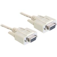 DeLOCK Serial Null modem 9 pin female > 9 pin female, 1,8m kabel 84077 - thumbnail