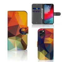 Apple iPhone 11 Pro | Book Case | Polygon Color Apple iPhone 11 Pro | Book Case | Polygon Color