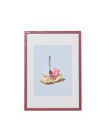 HEMA Fotolijst 22.5x31cm hout dun (bordeauxrood)