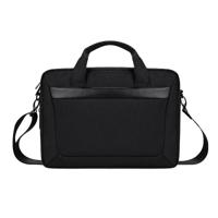 DJ06 Oxford doek waterdichte slijtage-resistente Portable uitbreidbaar laptoptas voor 15 4 inch laptops met afneembare schouderriem (zwart)