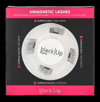 Black Up Magnetic Eyelashes Mascara 4 pc Dames
