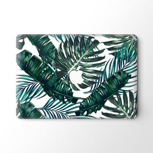 Lunso MacBook Pro 16 inch (2019) vinyl sticker - Green Leaves