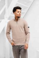 Quotrell D'Azur Halfzip Sweater Heren Bruin - Maat S - Kleur: Bruin | Soccerfanshop Quotrell D'Azur Halfzip Sweater Heren Bruin - Maat S - Kleur: Bruin | Soccerfanshop
