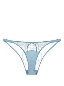 Fleur Of England culotte Ocean Ouvert en dentelle - Bleu