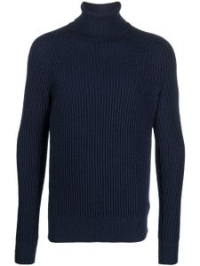 Zanone pull en laine vierge - Bleu