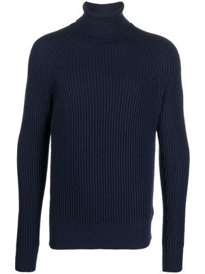 Zanone pull en laine vierge - Bleu