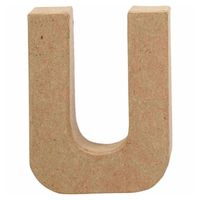 Creativ Company Letter papier-maché - u, 10cm