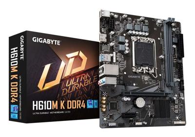 GIGABYTE H610M K DDR4 moederbord Intel H610 Express LGA 1700 micro ATX