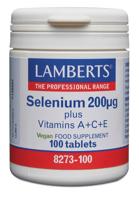 Lamberts Selenium 200mcg met vitamine A C E