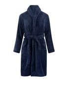 Marineblauwe kinderbadjas fleece-134/140 (L) Marineblauwe kinderbadjas fleece-134/140 (L)
