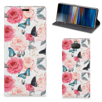 Sony Xperia 10 Plus Smart Cover Butterfly Roses - thumbnail