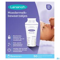 Lansinoh Bewaarzakjes Moedermelk 50 Zakjes Lansinoh Bewaarzakjes Moedermelk 50 Zakjes