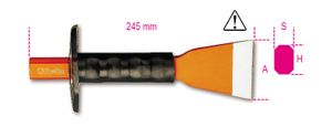 Beta Extra brede voegbeitels met handbescherming 1702N/PM 50 - 017020105