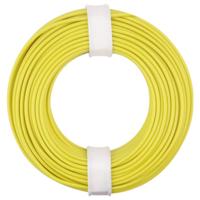 Donau Elektronik 175-013 Draad LiY 1 x 0.75 mm² Geel 1 stuk(s)