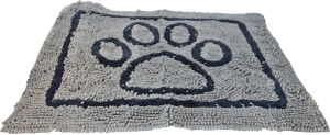 Schoonloopmat waterdicht 89 x 66 cm - hond Grijs