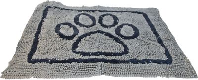 Schoonloopmat waterdicht 89 x 66 cm - hond Grijs